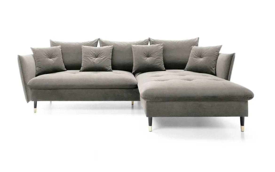 Designer Ecksofa Louise mit Schlaf- und Klappfunktion