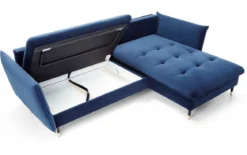 Designer Ecksofa Louise mit Schlaf- und Klappfunktion