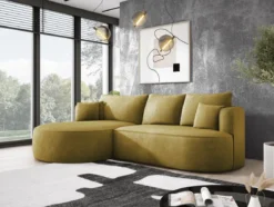 Designer Ecksofa Lucca in Bouclé