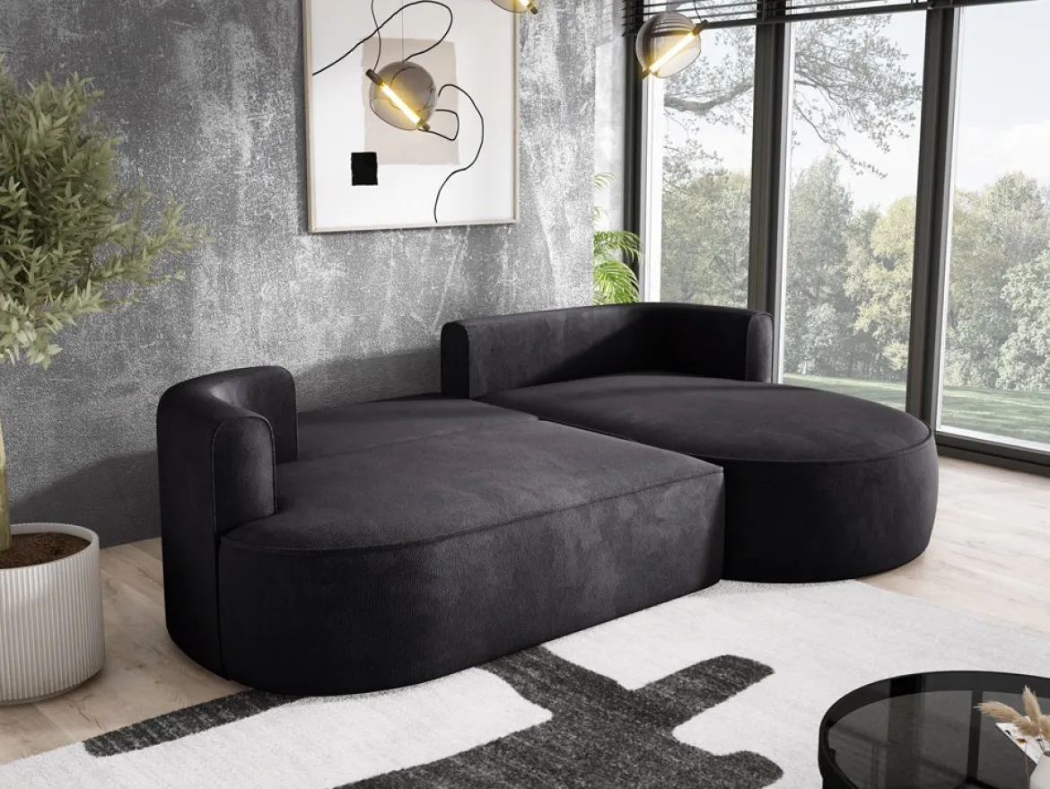 Designer Ecksofa Lucca in Bouclé