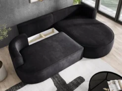 Designer Ecksofa Lucca in Bouclé