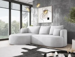 Designer Ecksofa Lucca in Bouclé