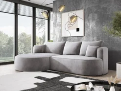 Designer Ecksofa Lucca in Samt