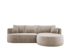 Designer Ecksofa Lucca in Samt