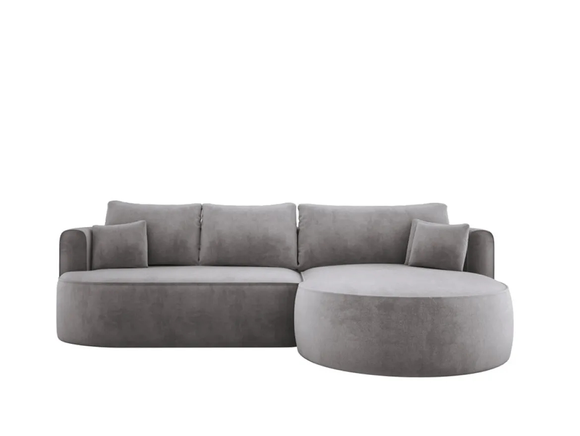 Designer Ecksofa Lucca in Samt
