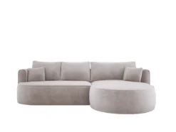 Designer Ecksofa Lucca in Samt