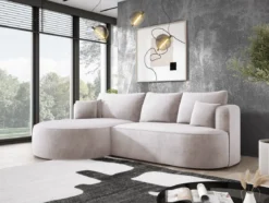 Designer Ecksofa Lucca in Samt
