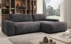 Designer Ecksofa Luma mit Stauraum und Schlaffunktion