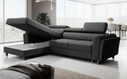 Designer Ecksofa Massimo mit Schlaf- und Klappfunktion