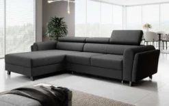Designer Ecksofa Massimo mit Schlaf- und Klappfunktion
