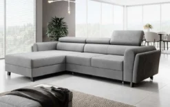 Designer Ecksofa Massimo mit Schlaf- und Klappfunktion