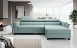 Designer Ecksofa Massimo mit Schlaf- und Klappfunktion