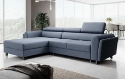 Designer Ecksofa Massimo mit Schlaf- und Klappfunktion
