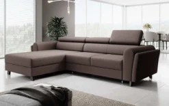 Designer Ecksofa Massimo mit Schlaf- und Klappfunktion