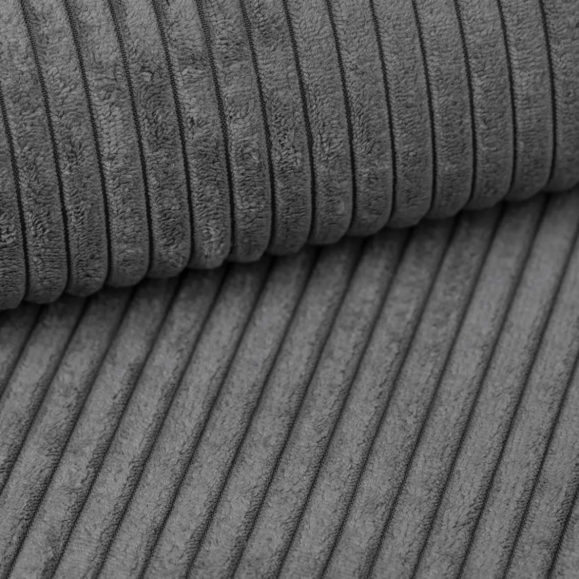 Designer Ecksofa Maxi mit Schlaf - und Klappfunktion in Cord