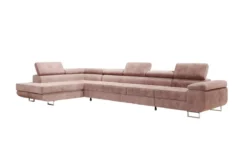 Designer Ecksofa Maxi mit Schlaf - und Klappfunktion in Cord