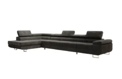 Designer Ecksofa Maxi mit Schlaf - und Klappfunktion in Cord