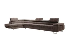 Designer Ecksofa Maxi mit Schlaf - und Klappfunktion in Cord