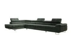 Designer Ecksofa Maxi mit Schlaf - und Klappfunktion in Cord