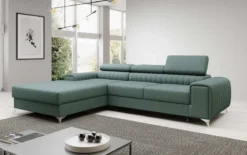 Designer Ecksofa Melinda mit Schlaf- und Klappfunktion