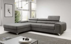 Designer Ecksofa Melinda mit Schlaf- und Klappfunktion