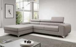 Designer Ecksofa Melinda mit Schlaf- und Klappfunktion