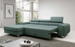 Designer Ecksofa Melinda mit Schlaf- und Klappfunktion