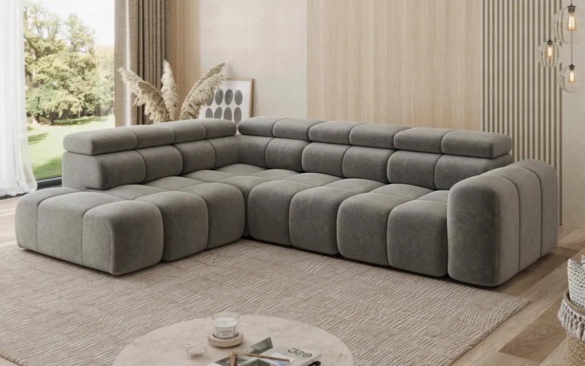 Designer Ecksofa Mia Maxi in Chenille