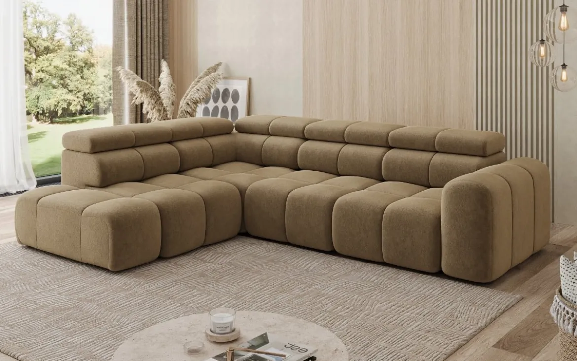 Designer Ecksofa Mia Maxi in Chenille