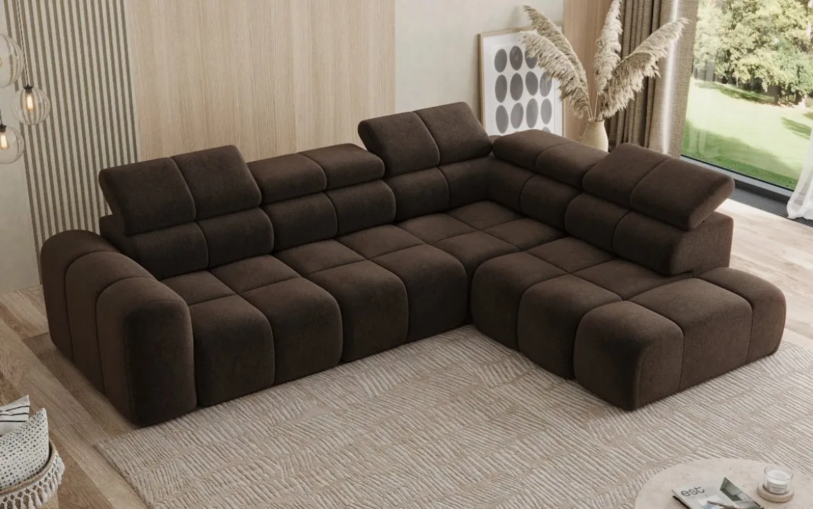 Designer Ecksofa Mia Maxi in Chenille