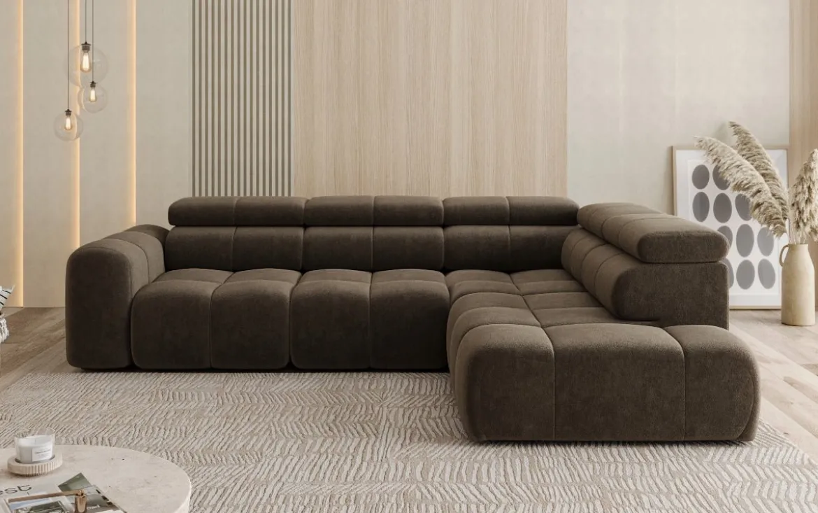 Designer Ecksofa Mia Maxi in Chenille