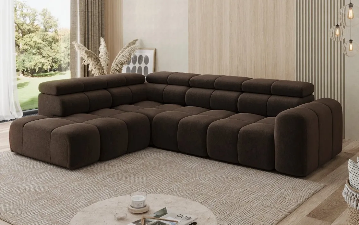 Designer Ecksofa Mia Maxi in Chenille
