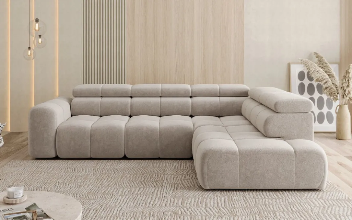 Designer Ecksofa Mia Maxi in Chenille