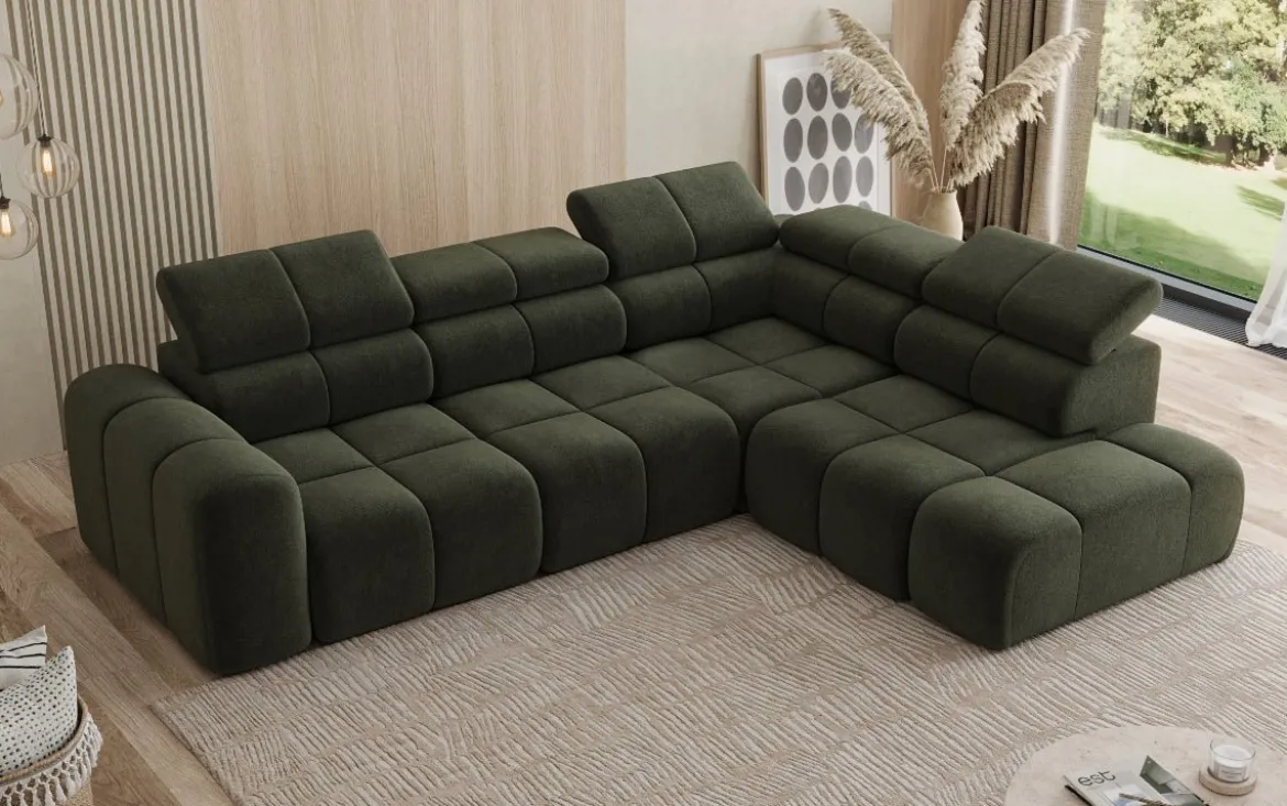 Designer Ecksofa Mia Maxi in Chenille