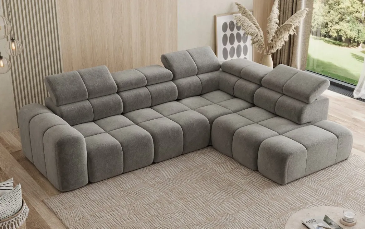 Designer Ecksofa Mia Maxi in Chenille