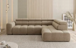 Designer Ecksofa Mia Maxi in Chenille