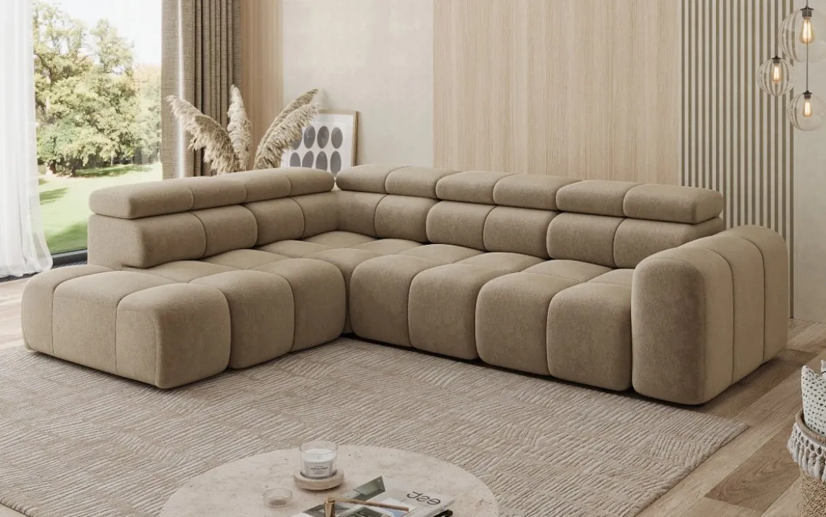 Designer Ecksofa Mia Maxi in Chenille