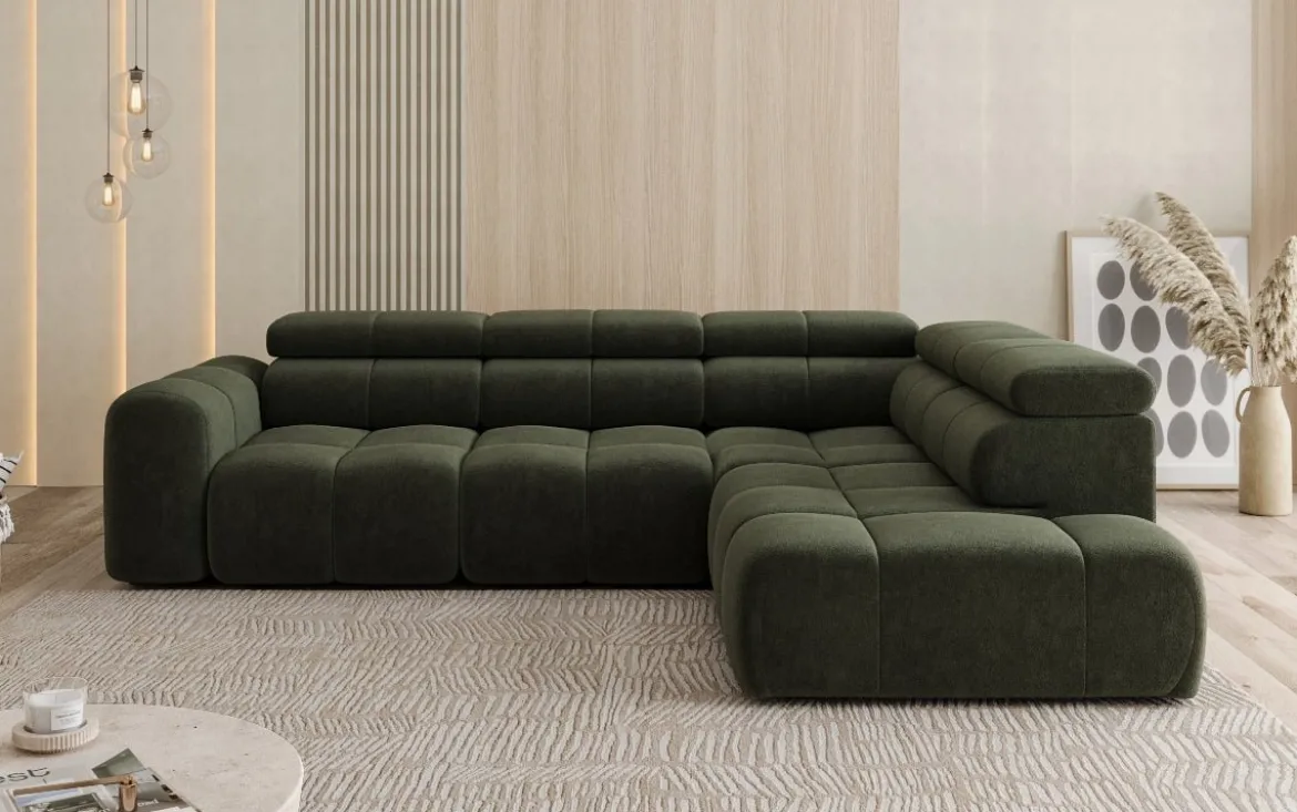 Designer Ecksofa Mia Maxi in Chenille