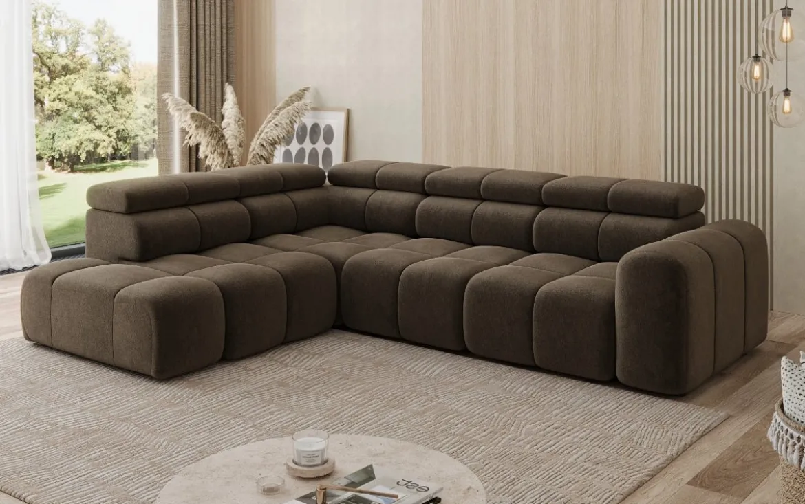Designer Ecksofa Mia Maxi in Chenille