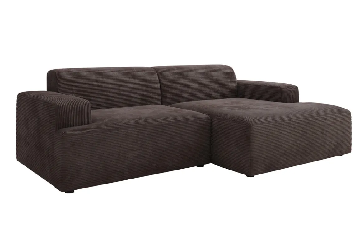 Designer Ecksofa Monza in Cord