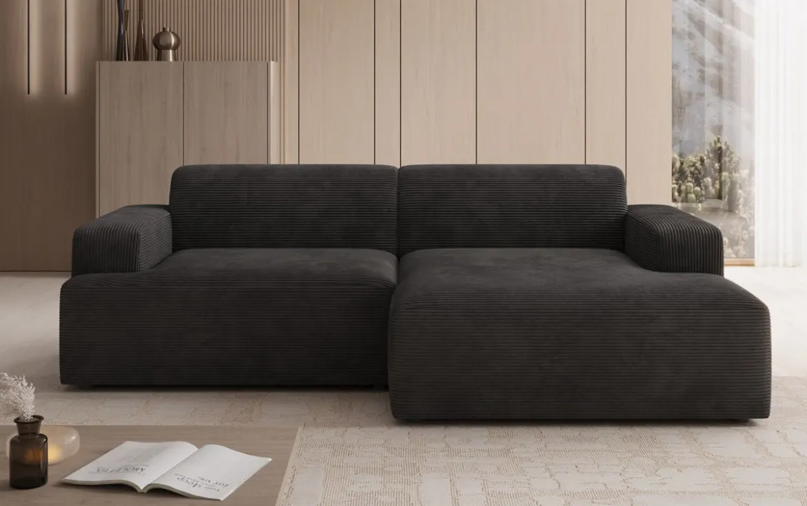 Designer Ecksofa Monza in Cord