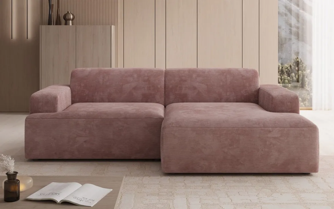 Designer Ecksofa Monza in Cord