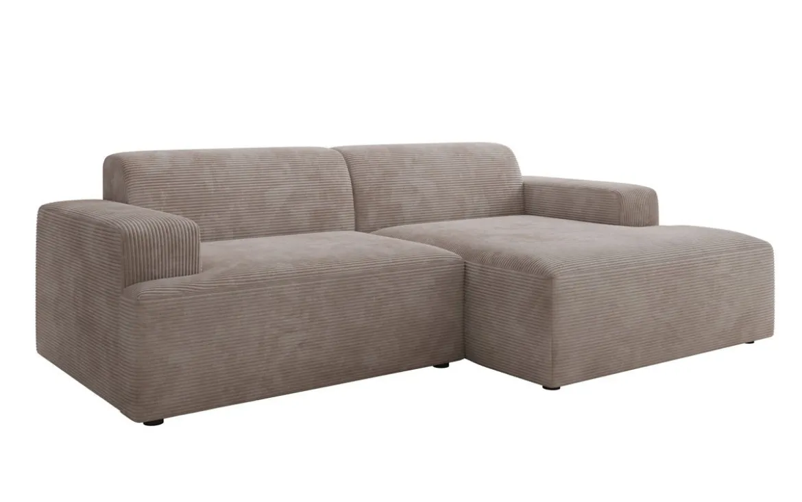 Designer Ecksofa Monza in Cord