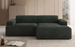 Designer Ecksofa Monza in Cord