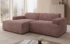 Designer Ecksofa Monza in Cord