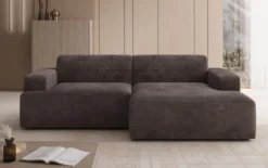 Designer Ecksofa Monza in Cord