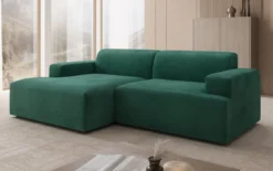 Designer Ecksofa Monza in Samt