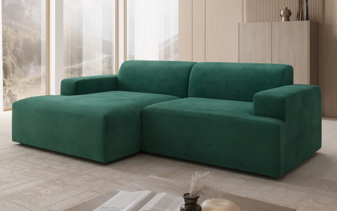Designer Ecksofa Monza in Samt