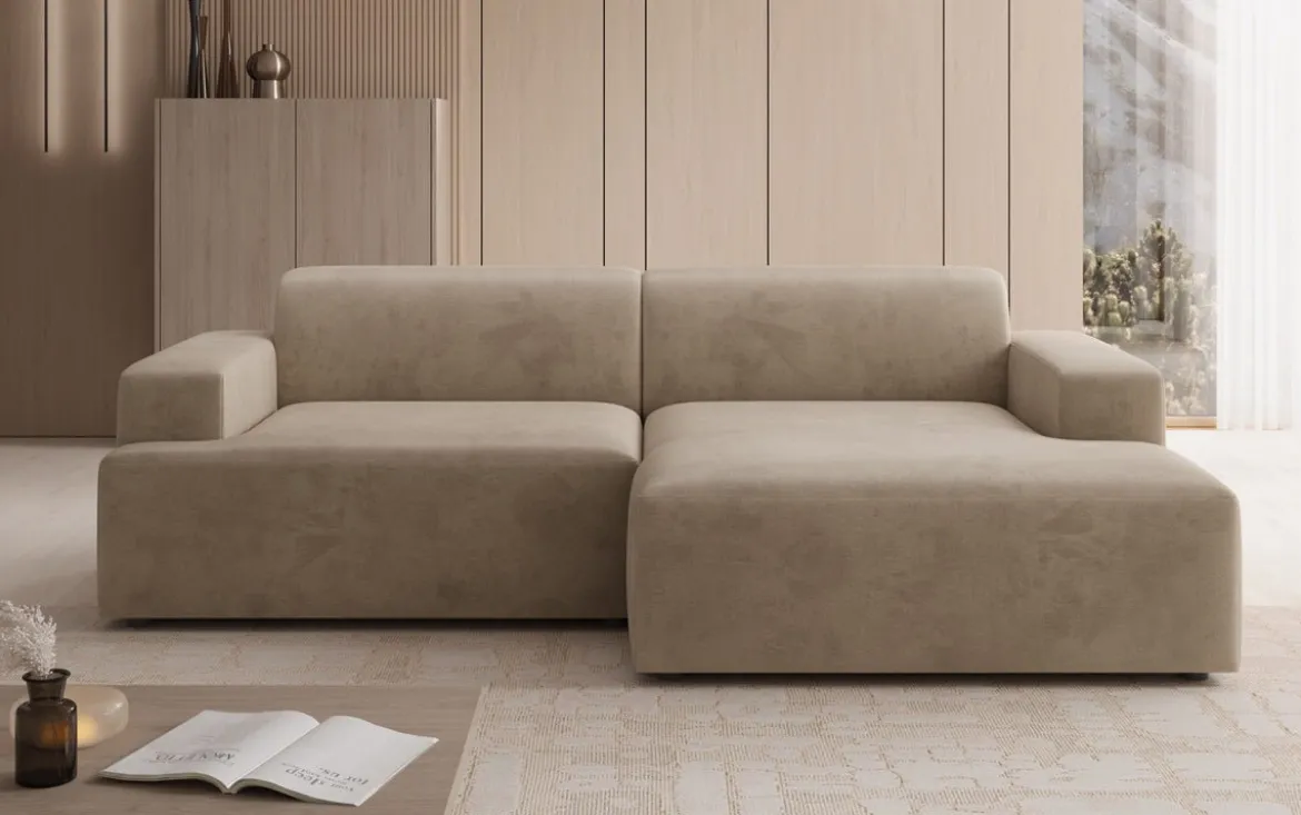 Designer Ecksofa Monza in Samt