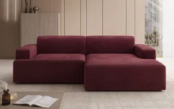 Designer Ecksofa Monza in Samt